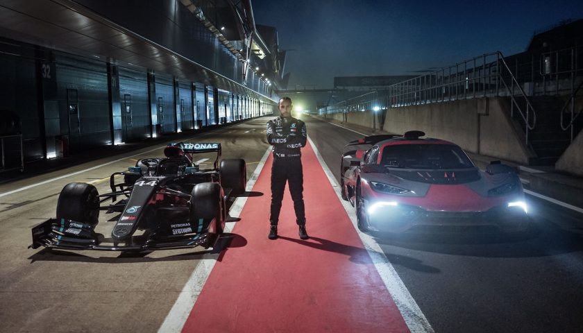 Mercedes-AMG Marketingkampagne „After work“ mit Lewis Hamilton; 