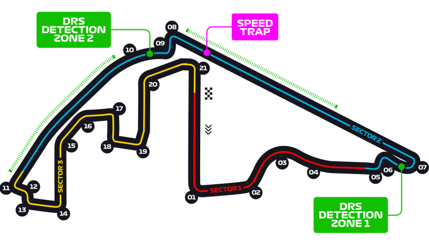 Un circuito complicado presenta el GP de Abu Dhabi